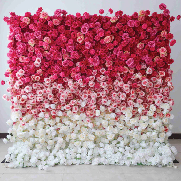 Photo booth portrait backdrop setup