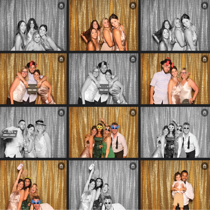 Guests enjoying a Darby Events photo booth experience